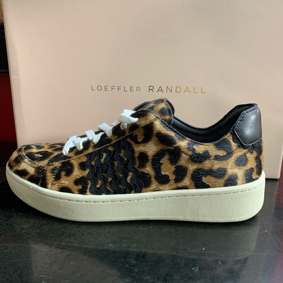 Loeffler Randall NIB! Leopard Sneakers $395 - Picture 5 of 16
